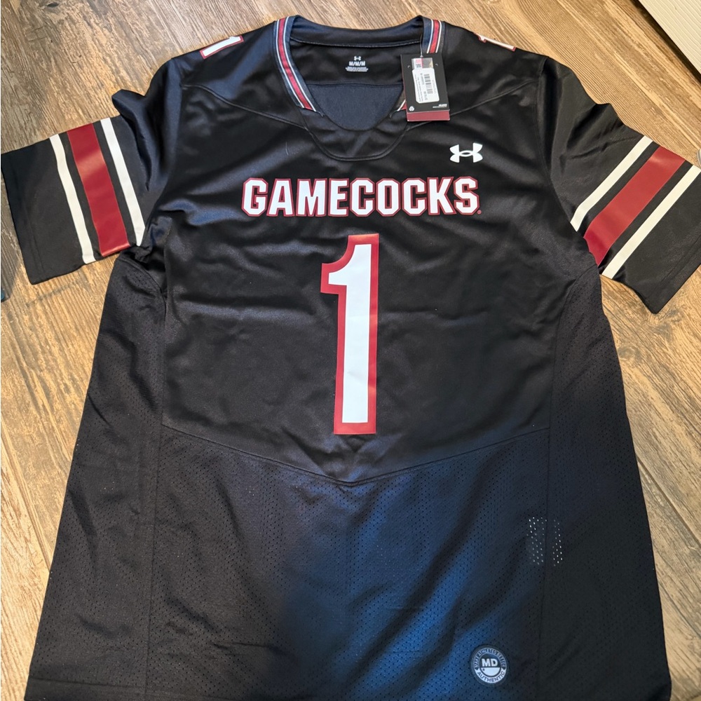 Under Armour Black and Red Gamecocks Jersey
